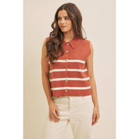 Button Down Sweater Vest