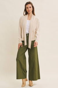 Wide Leg Cotton Pant