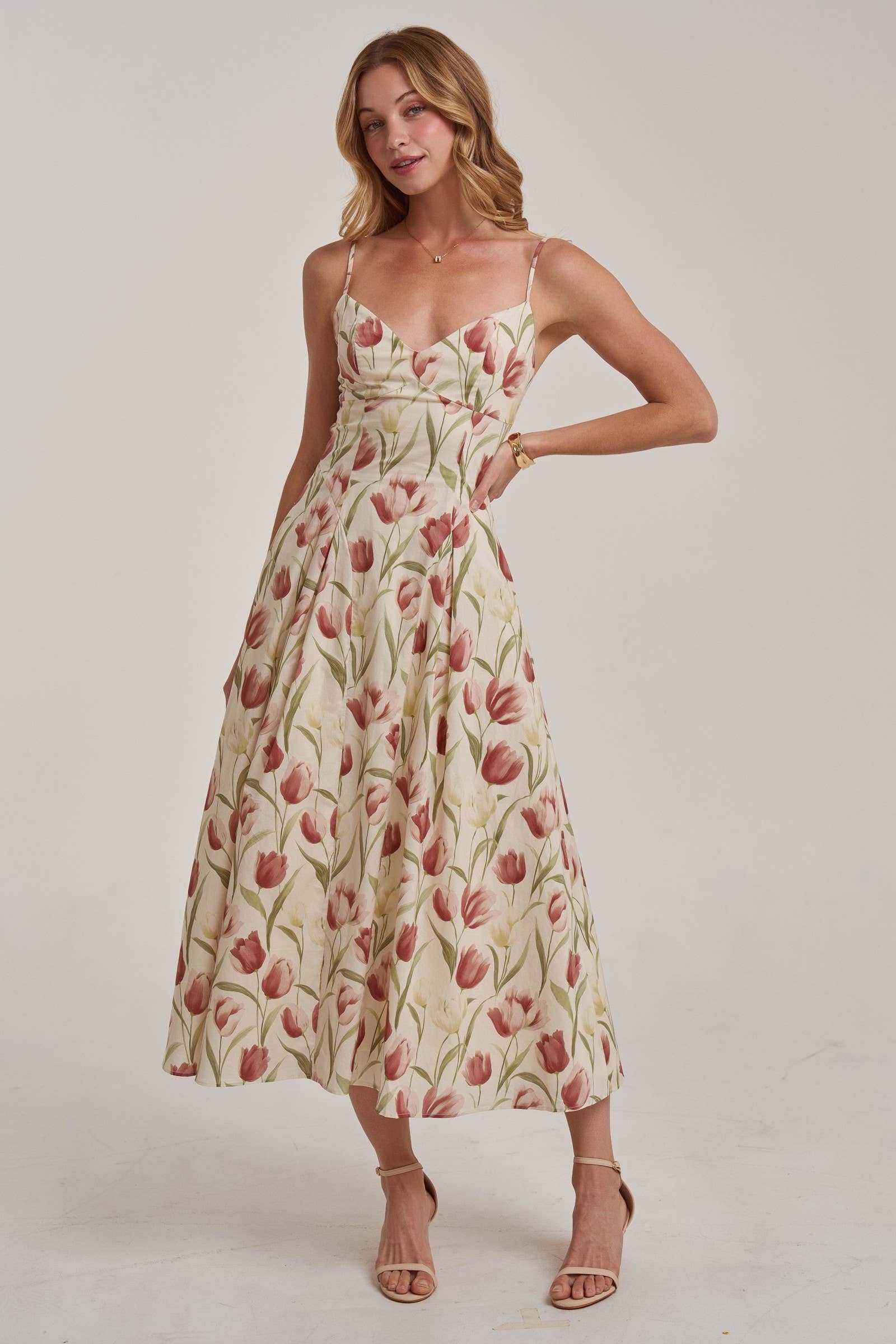 Tulip Print Dress