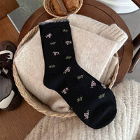 Floral Crew Socks