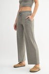 Brushed Wide Leg Lounge Pants