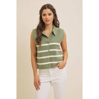 Button Down Sweater Vest