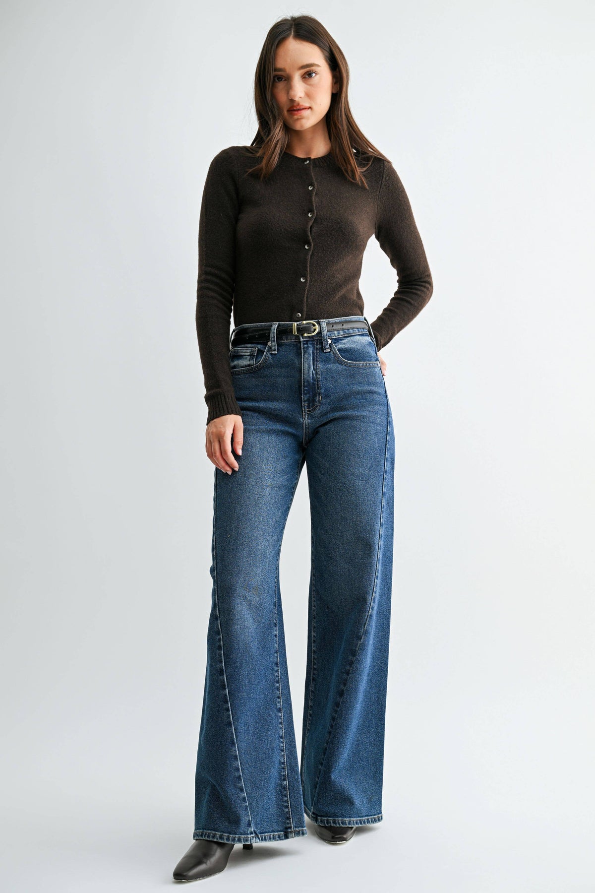 Twisted Seam Wide Leg