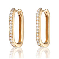 Rectangle Hoop Earrings