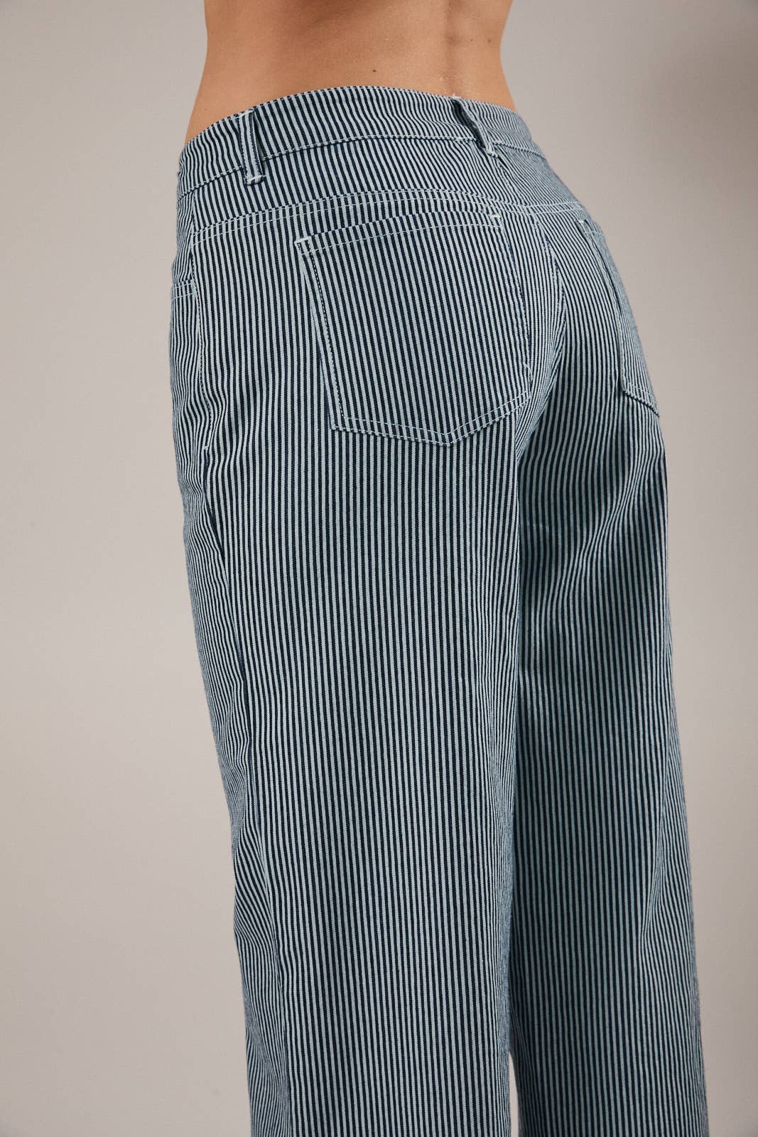 Striped Twill Pant