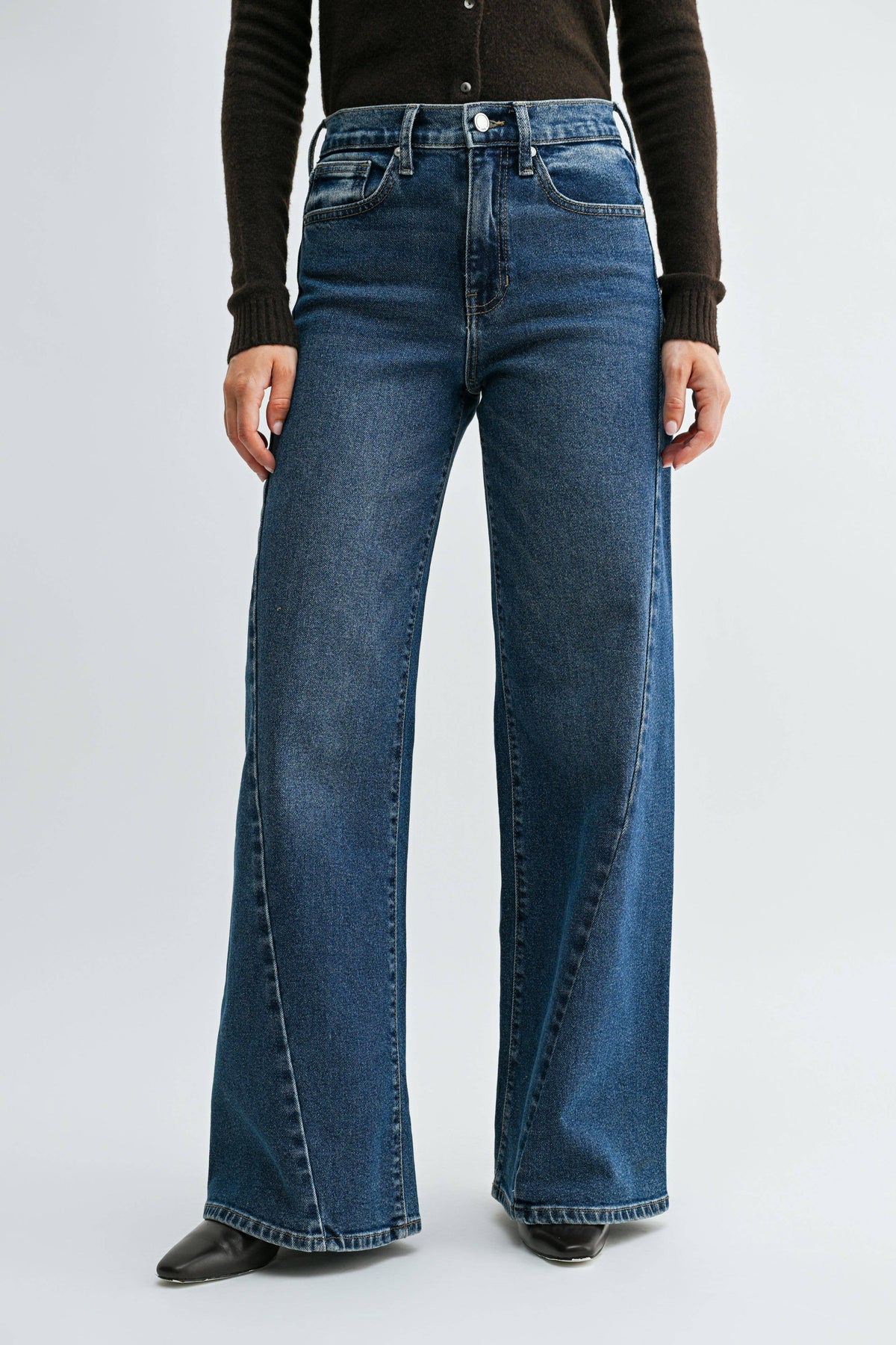 Twisted Seam Wide Leg