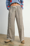 Loose-Fit Adjustable Tie-Front Pants