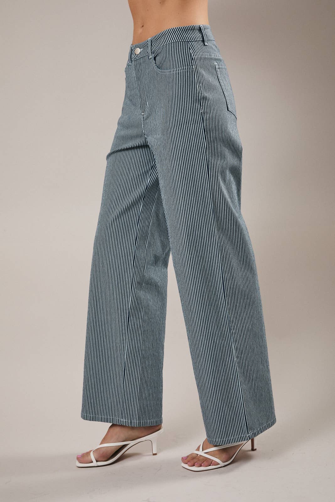 Striped Twill Pant
