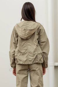 Zip Up Hooded Jacket
