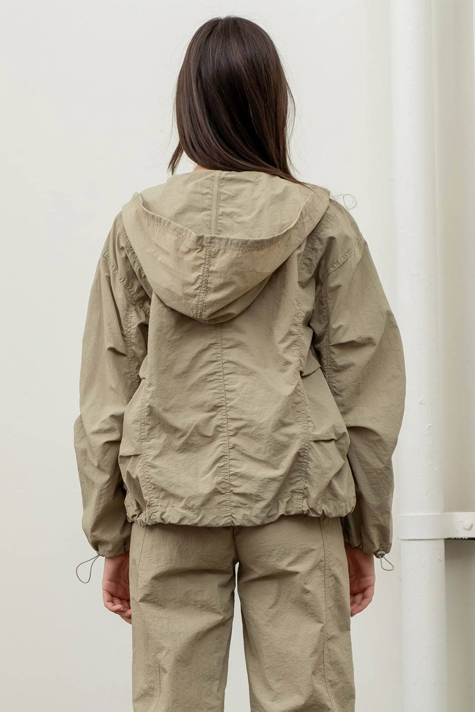 Zip Up Hooded Jacket