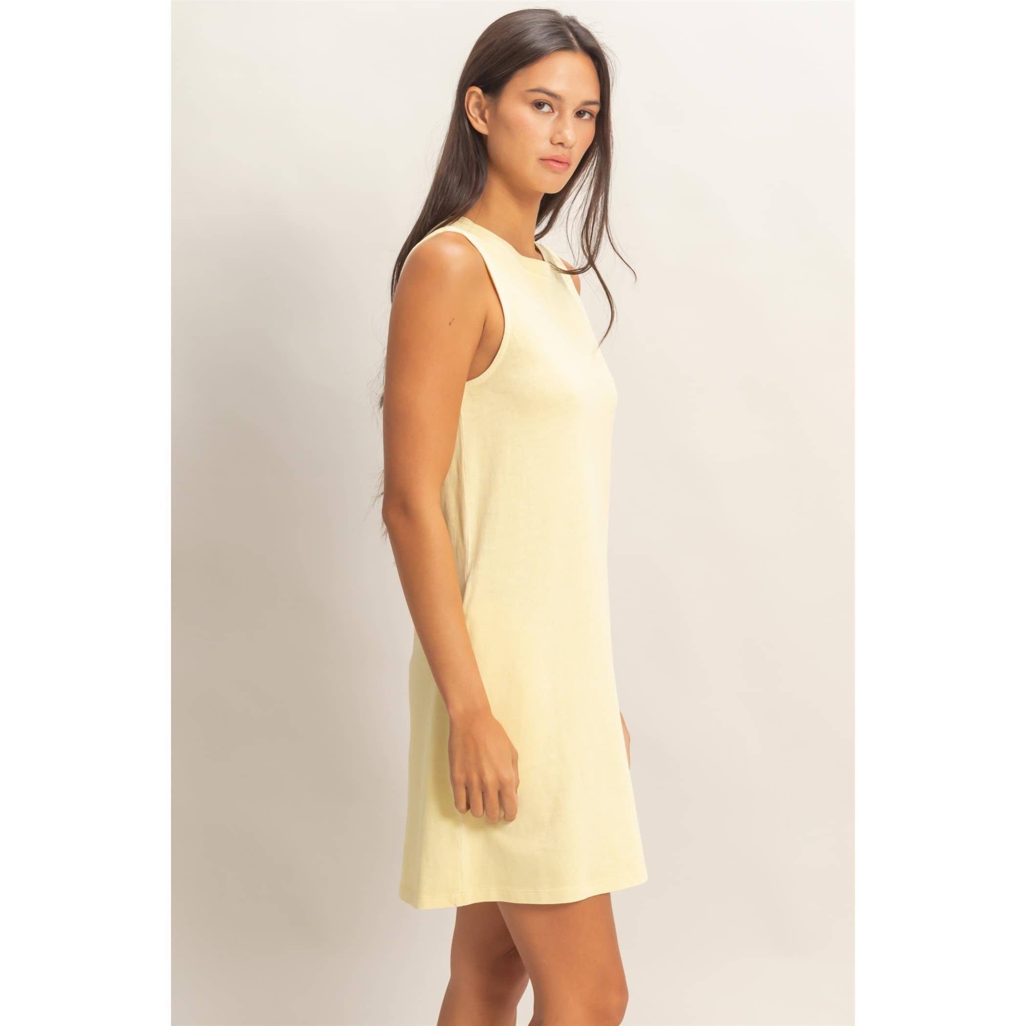 Cotton Sleeveless Mini Dress