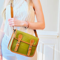 Couleur Crossbody-Forest Green