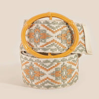 Embroidered Boho Floral Fashion Belt