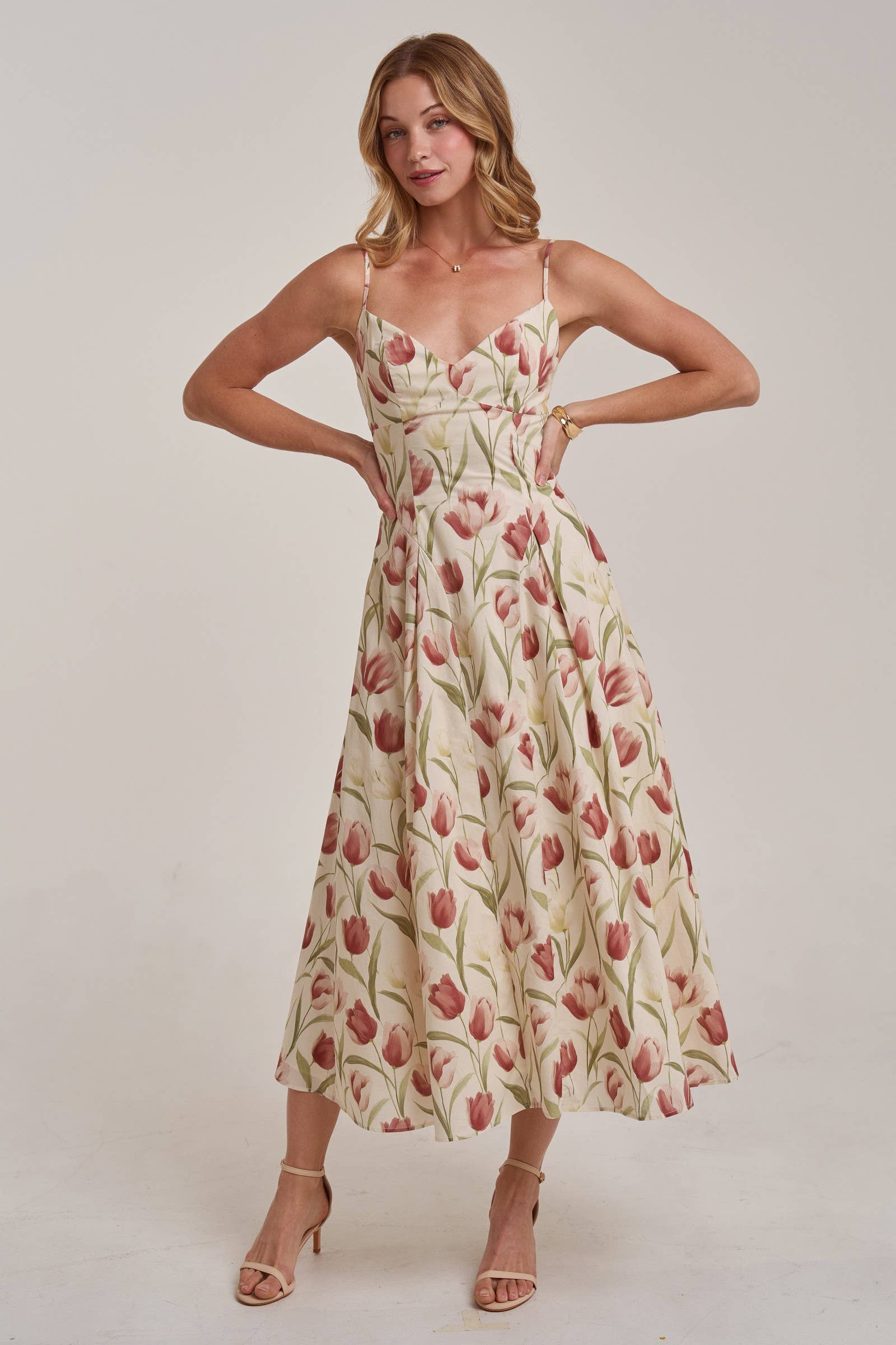 Tulip Print Dress