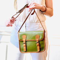 Couleur Crossbody-Forest Green