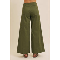 Wide Leg Cotton Pant