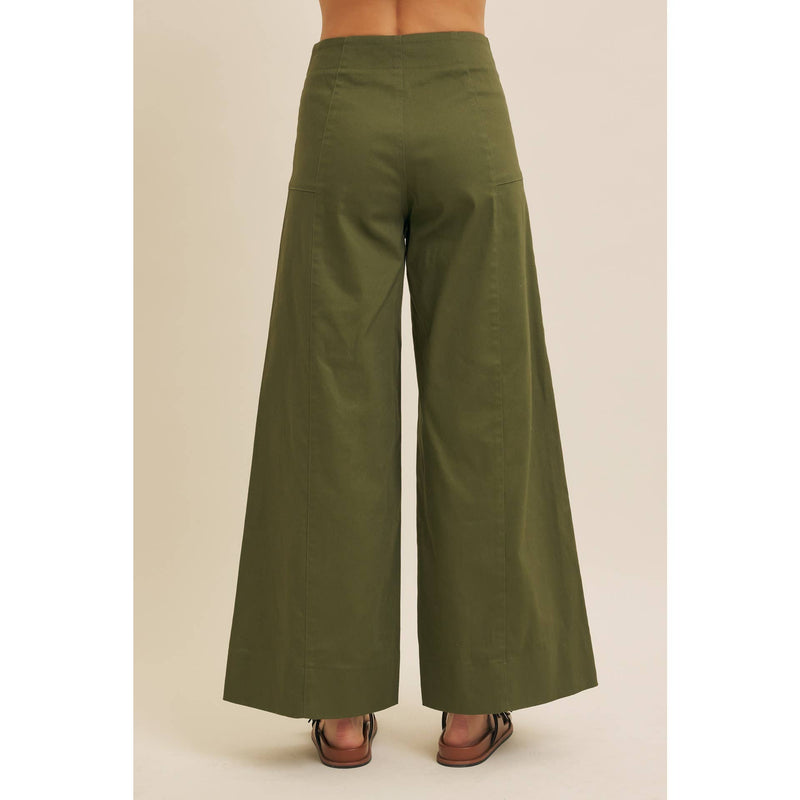 Wide Leg Cotton Pant