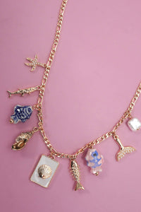 Ocean Inspired Charm Necklace