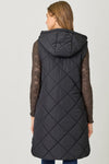 Quilted Long Puffer Vest