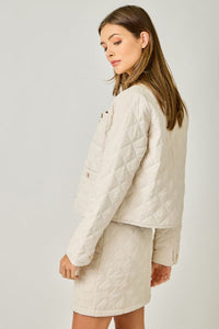 Quilted Cropped Jacket