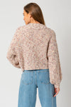 Speckled Half Zip Sweater