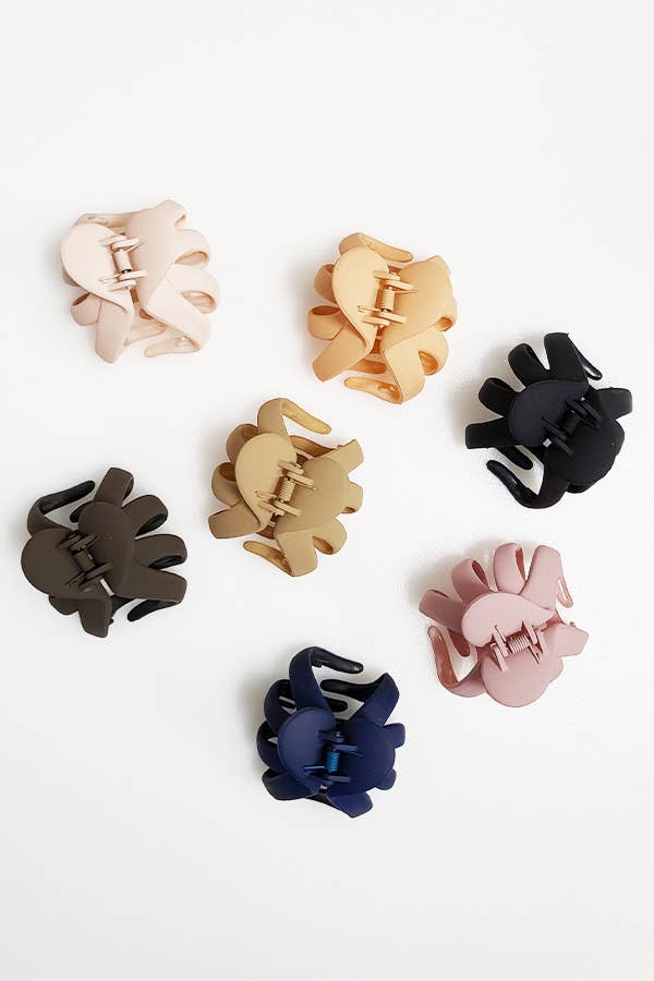 Round Color Hair Claw Clip - Lark & Lily Boutique