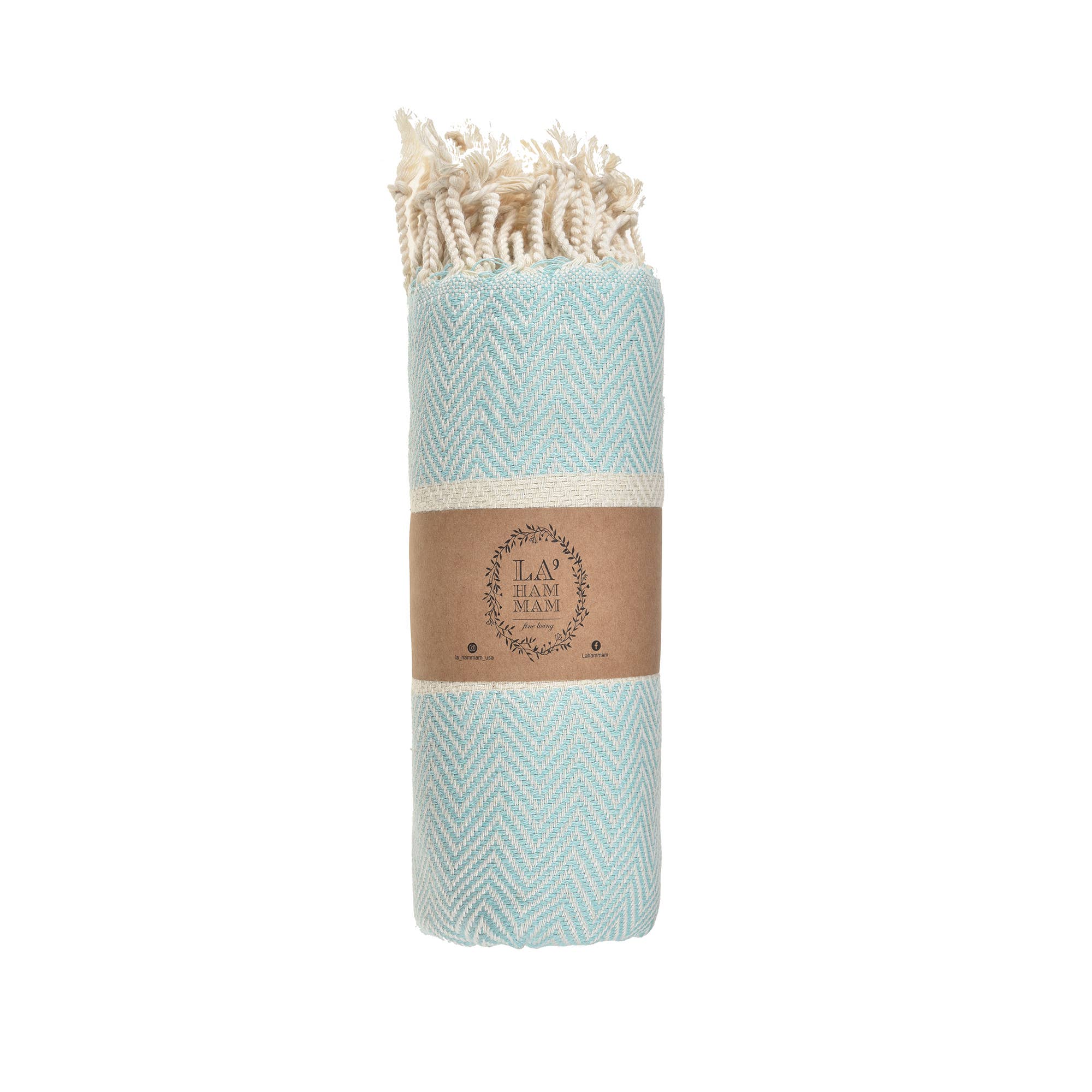 Cotton Beach Towel-Aqua - Lark & Lily Boutique