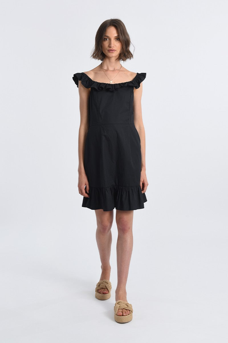 La Rochelle Ruffle Dress - Lark & Lily Boutique