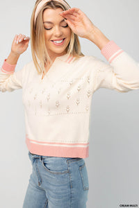 CeCe Collared Sweater - Lark & Lily Boutique