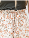 Maxi Button Front Skirt in Rust Magnolia - Lark & Lily Boutique