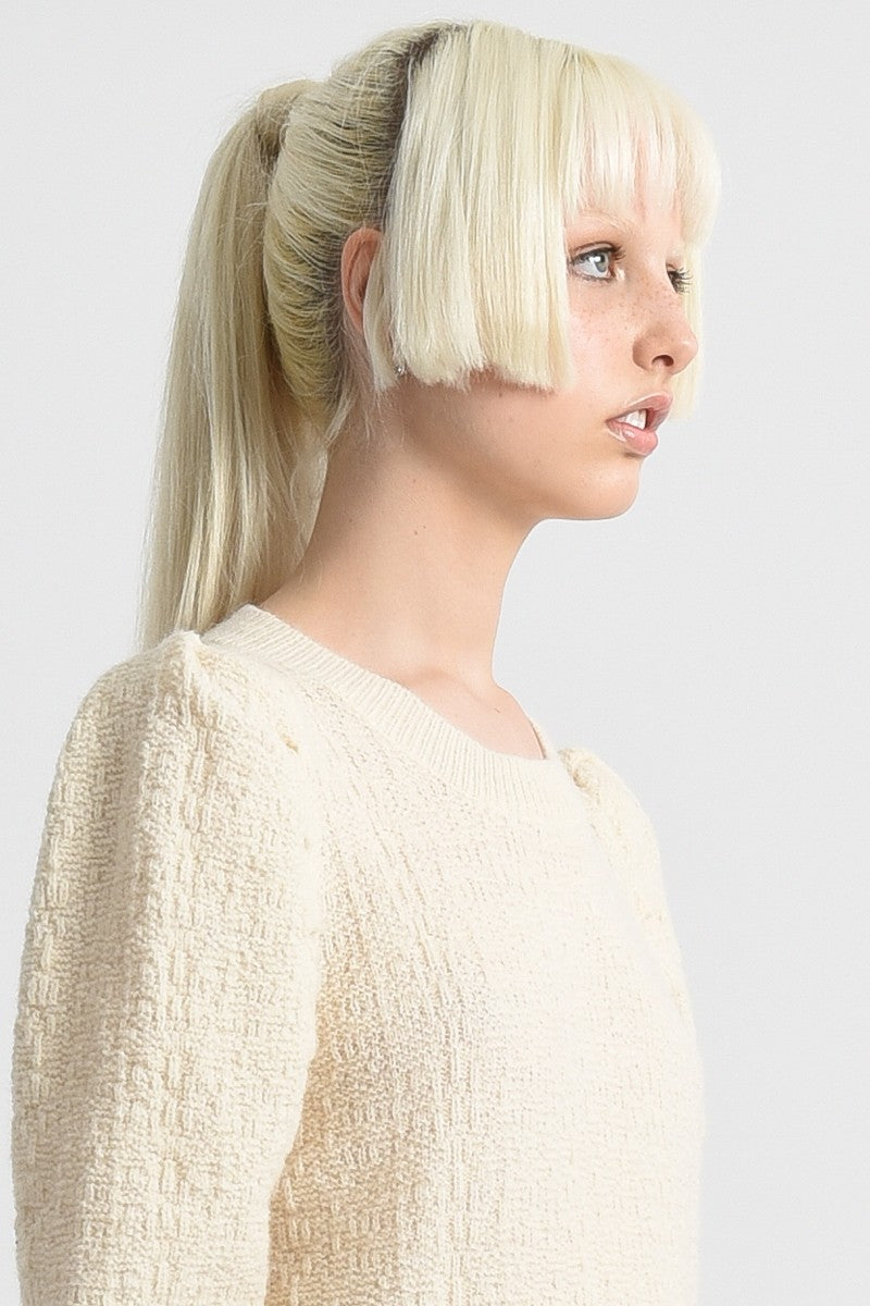 Lili Sidonio- Puff Sleeve Sweater - Lark & Lily Boutique