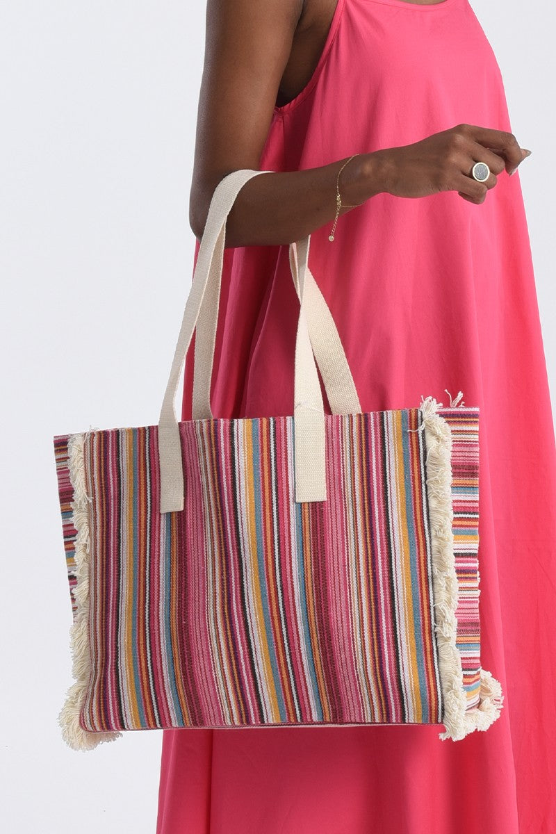 Cannes Cotton Tote Bag - Lark & Lily Boutique