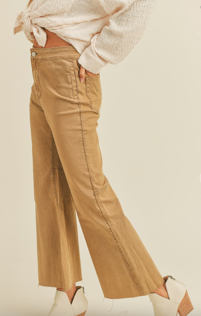 Flared Cotton Pant
