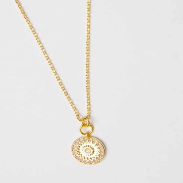 Soleil Opal Sun Necklace – KISMET SHOWROOM