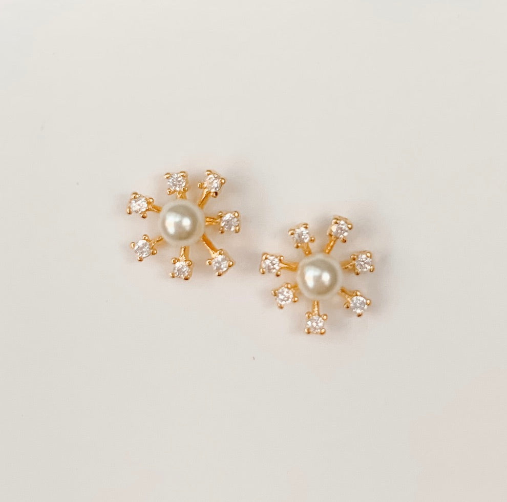 Pearl Burst Post Earrings - Lark & Lily Boutique