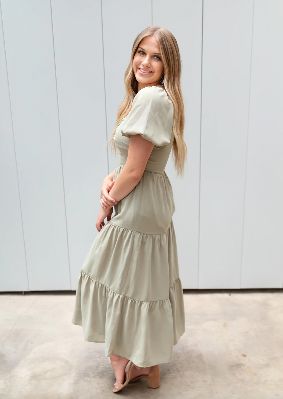 The Macey in Pistachio Green - Lark & Lily Boutique