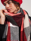 Inverness Red Check Scarf - Lark & Lily Boutique