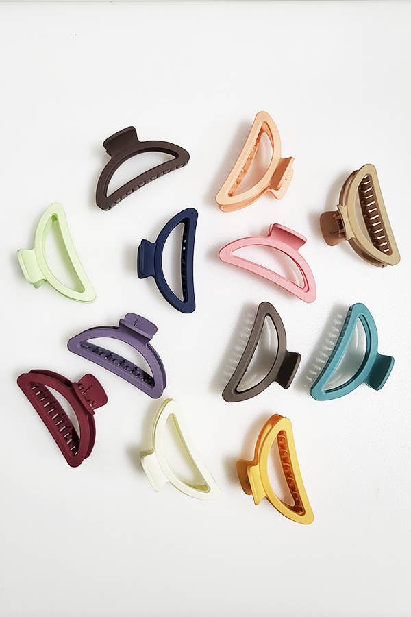 Matte Color Hair Claw Clip - Lark & Lily Boutique