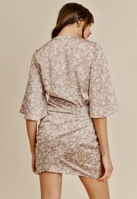 Theia Floral Wrap Dress - Lark & Lily Boutique