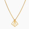Geometric Cutout Necklace - Lark & Lily Boutique