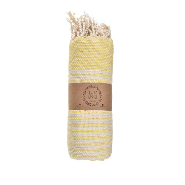 Cotton Beach Towel- Yellow - Lark & Lily Boutique