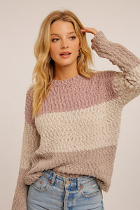 Color Block Knit Sweater - Lark & Lily Boutique