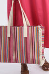 Cannes Cotton Tote Bag - Lark & Lily Boutique