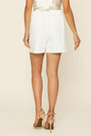 Scarlett Plain Front Short-White - Lark & Lily Boutique
