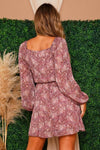 The Damara Long Sleeve Floral Dress - Lark & Lily Boutique