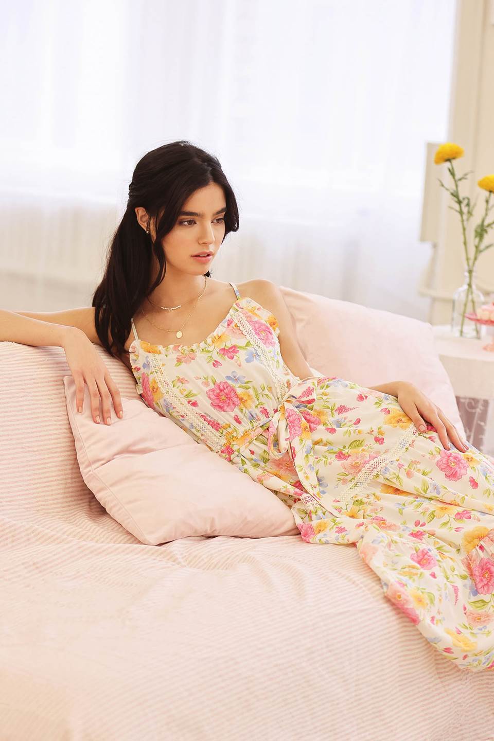 Floral Lace Midi Dress - Lark & Lily Boutique