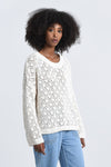 Clichy Open Weave Knit Top