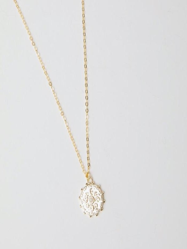 Opal Medallion Necklace - Lark & Lily Boutique