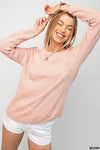 Jacquard Lightweight Sweater - Lark & Lily Boutique