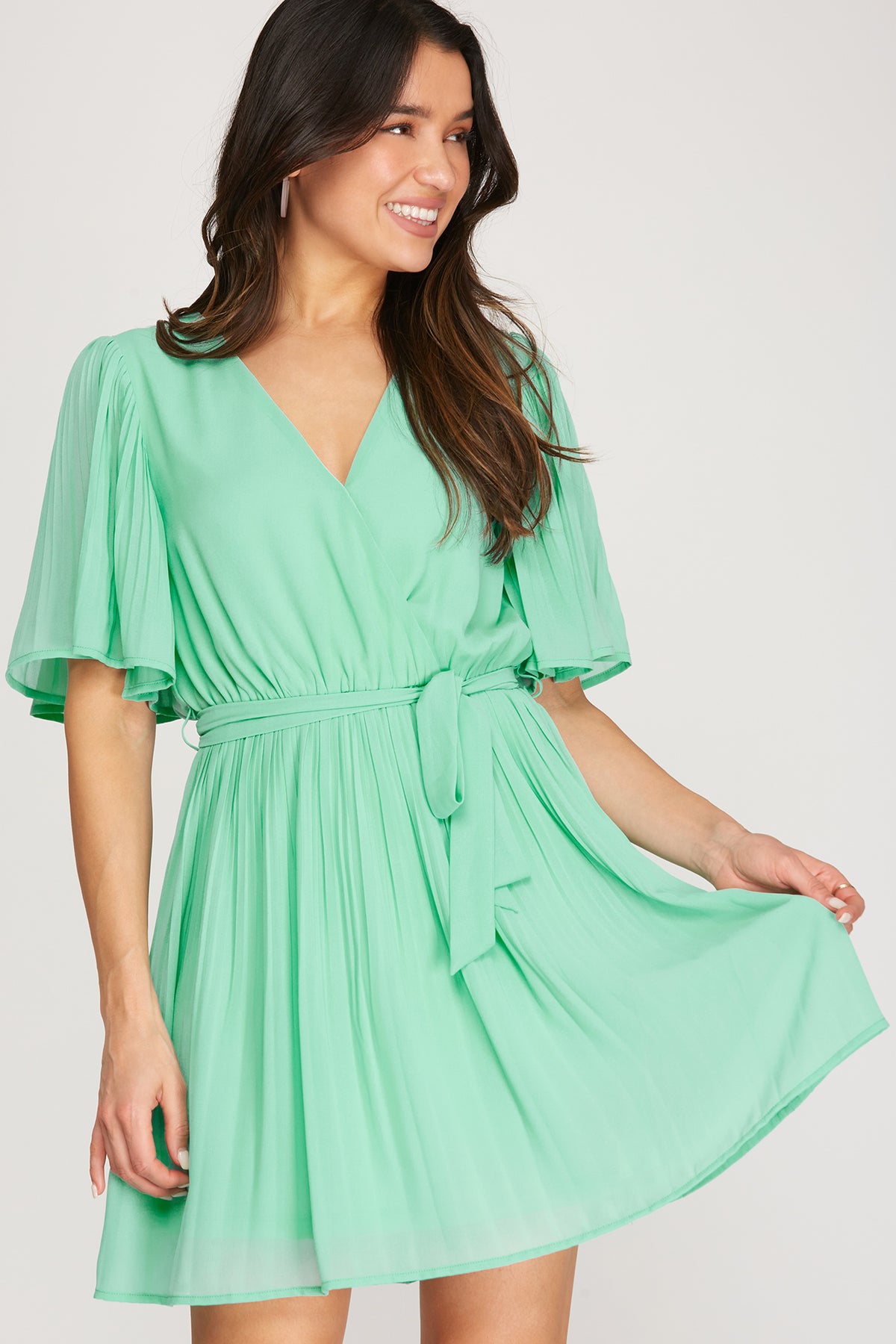 Miri Pleated Dress - Lark & Lily Boutique